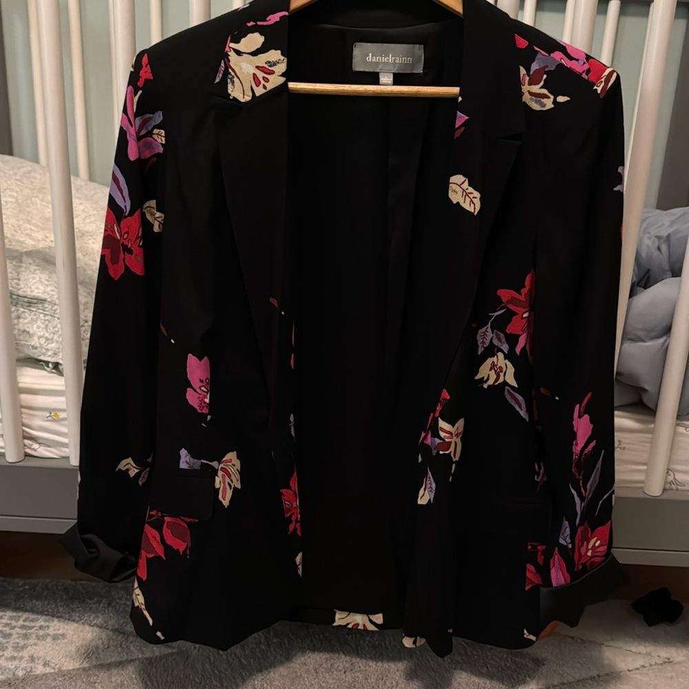Daniel Rainn floral blazer sz L